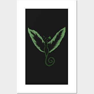 Dark green little friend Posters and Art